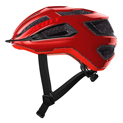 Scott Arx Rennrad Fahrrad Helm rot 2024: Größe: L (59-61cm) von Scott