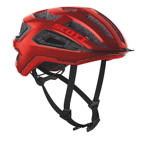 Scott Arx Rennrad Fahrrad Helm rot 2024: Größe: M (55-59cm) von Scott