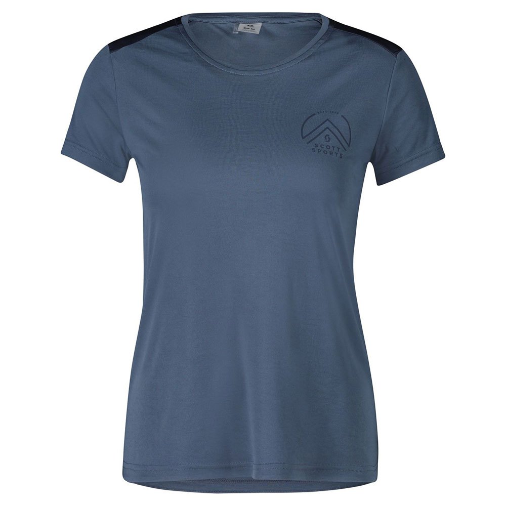 Scott Endurance Tech Short Sleeve T-shirt Blau S Frau von Scott