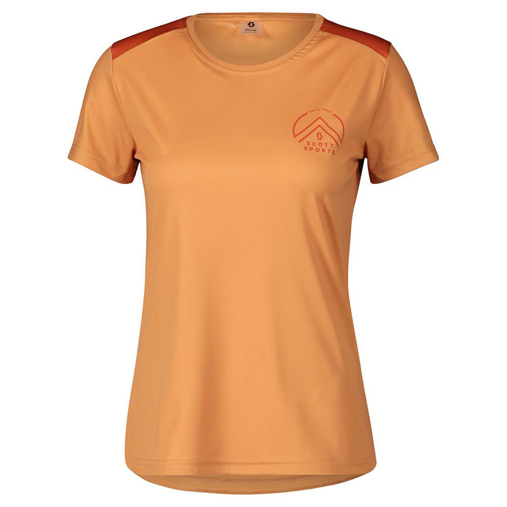 Scott Endurance Tech Short Sleeve T-shirt Orange M Frau von Scott