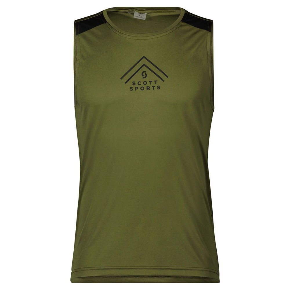 Scott Endurance Tech Sleeveless T-shirt Grün L Mann von Scott