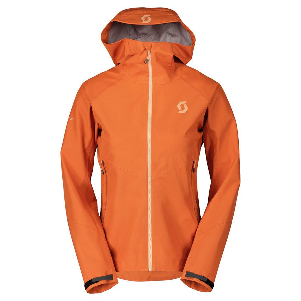 Scott Explorair Light Dryo 3l Jacket Orange S Frau von Scott