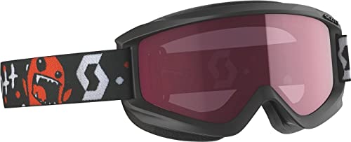 Scott Junior Agent Goggle Schwarz, Skibrille, Größe One Size - Farbe Black Enhancer von Scott