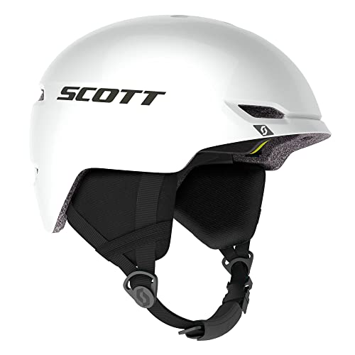 Scott Junior Keeper 2 Plus Helmet Weiß - Vielseitiger Kinder MIPS Ski- und Snowboardhelm, Größe M - Farbe White von Scott