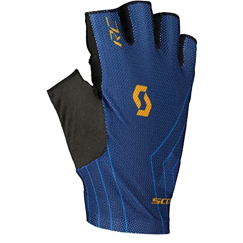 Scott RC Team Fahrrad Handschuhe kurz blau/schwarz 2022: Größe: L (10) von Scott