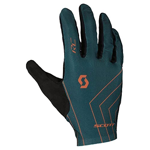Scott RC Team Fahrrad Handschuhe lang Aruba grün/orange 2023: Größe: L (10) von Scott