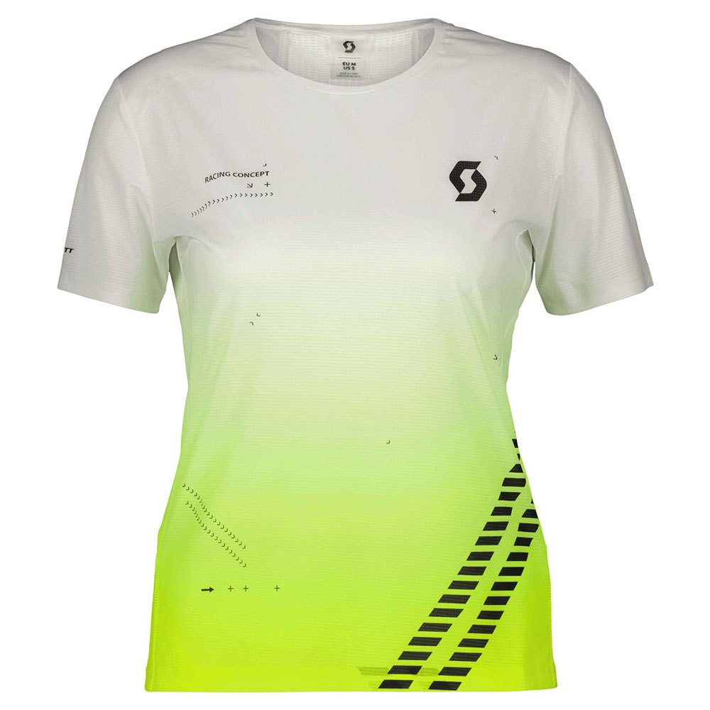 Scott Rc Run Short Sleeve T-shirt Gelb XL Frau von Scott