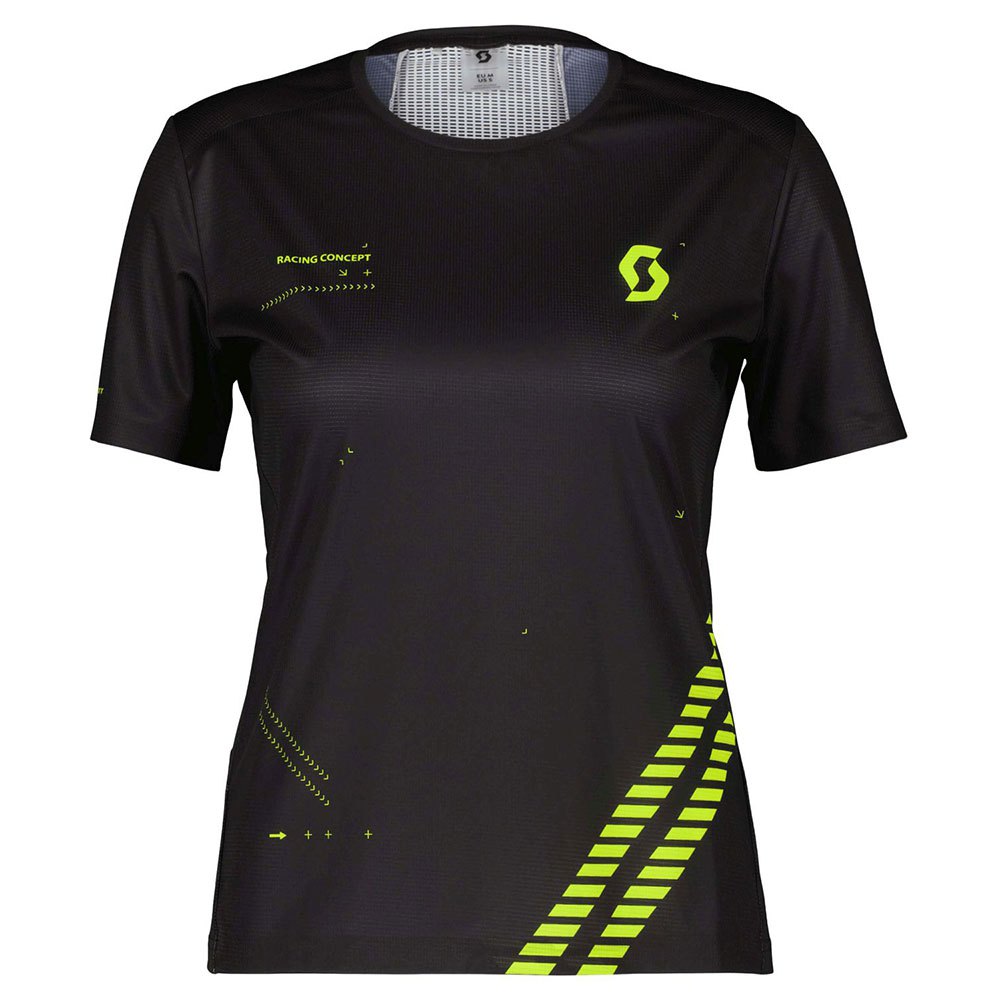 Scott Rc Run Short Sleeve T-shirt Schwarz L Frau von Scott