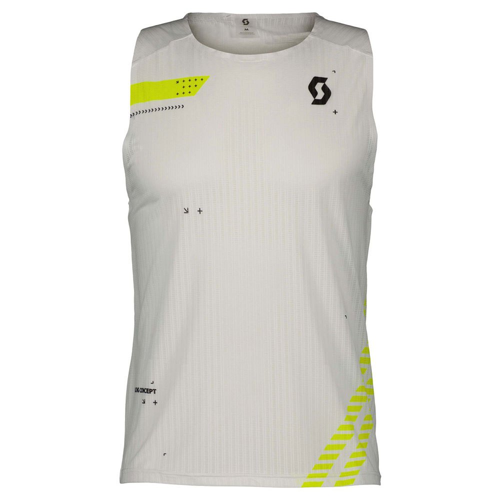 Scott Rc Run Sl Sleeveless T-shirt Weiß M Mann von Scott