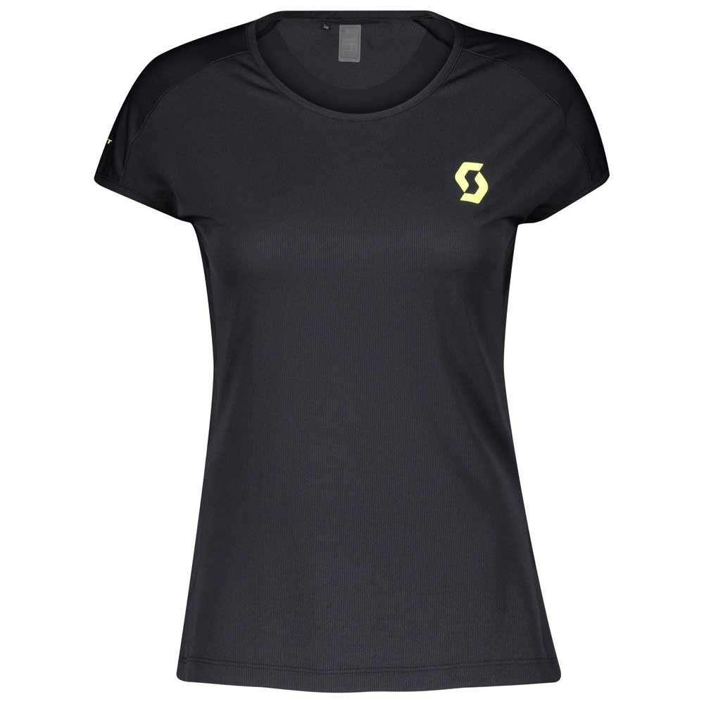 Scott Rc Run Team Short Sleeve T-shirt Gelb,Schwarz S Frau von Scott