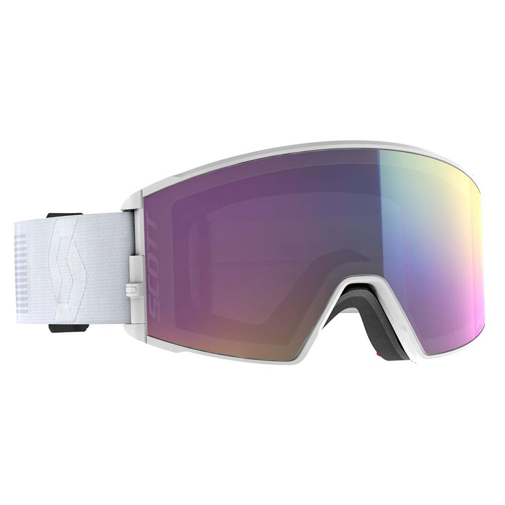 Scott React Ski Goggles Weiß Enhancer Teal Chrome/CAT2 von Scott