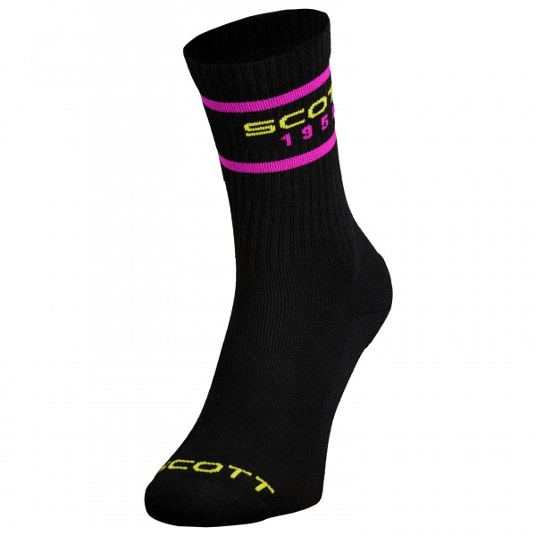 Scott - Retro Casual Crew Socks - Radsocken Gr 42-44 schwarz von Scott