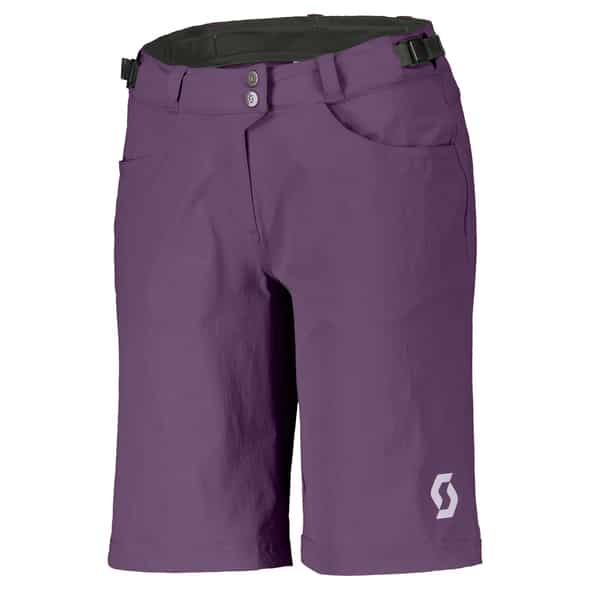 Scott SCO Shorts Ws Trail Flow w/pad Damen Fahrradhose (Violett XL ) Fahrradhosen von Scott