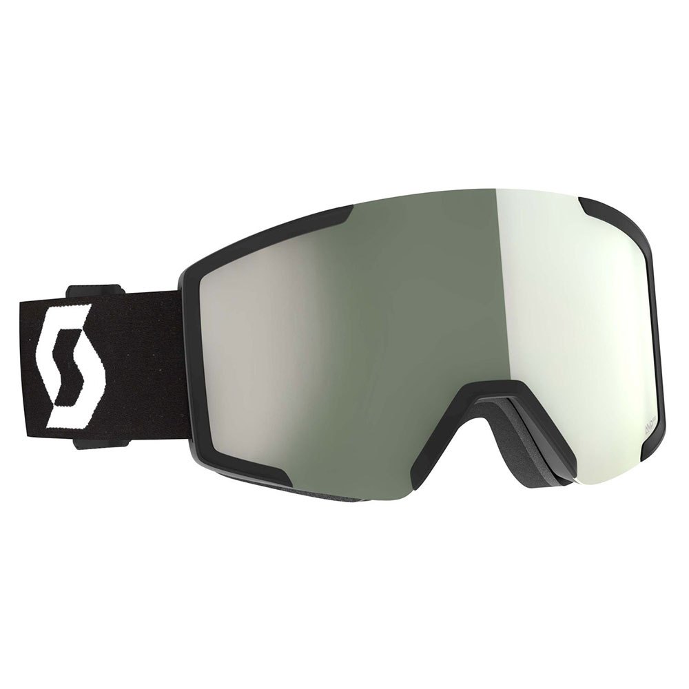 Scott Shield Amp Pro Ski Goggles Schwarz Amplificator Pro White Chrome/CAT2 von Scott