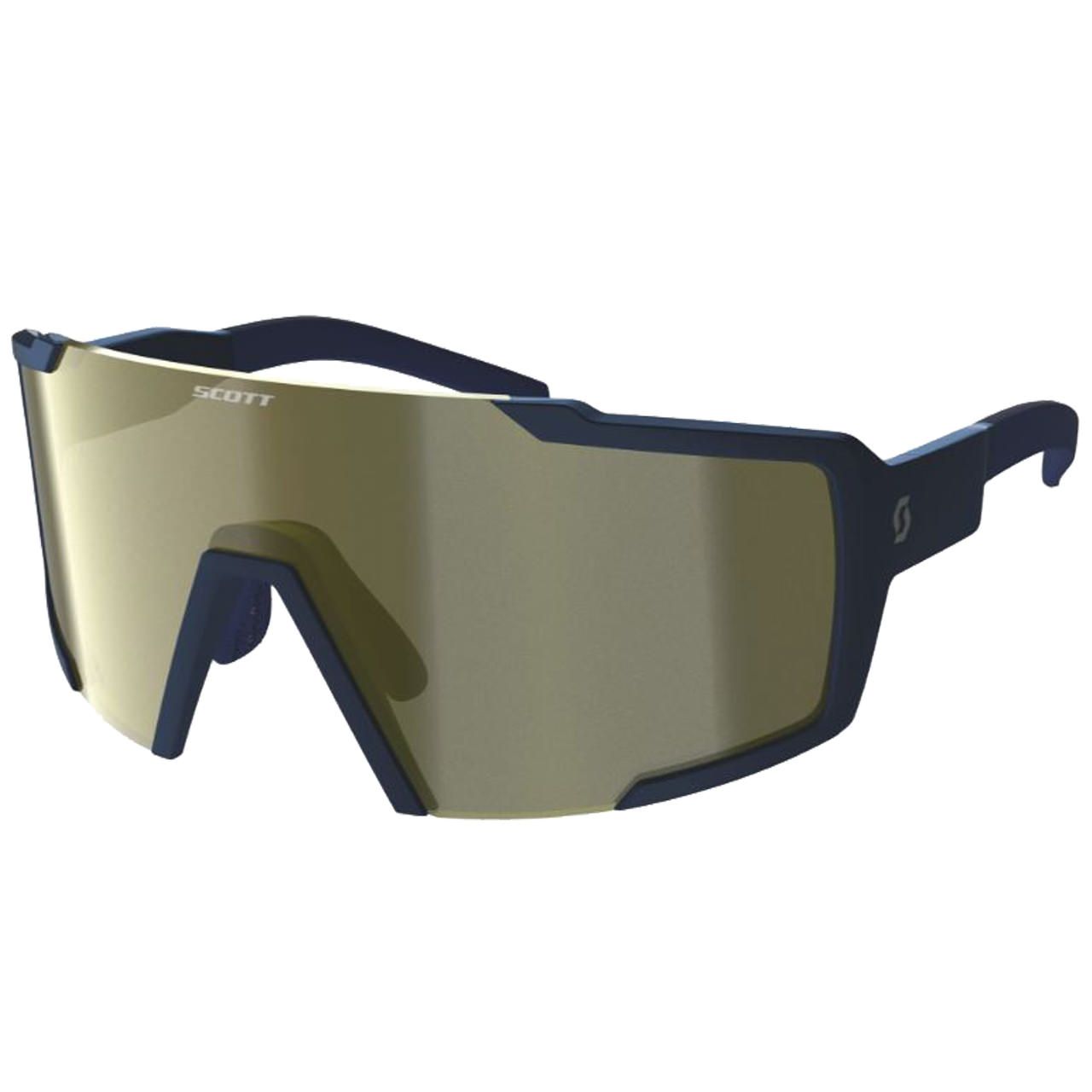 Scott Shield Compact Sunglasses marble black/teal chrome von Scott