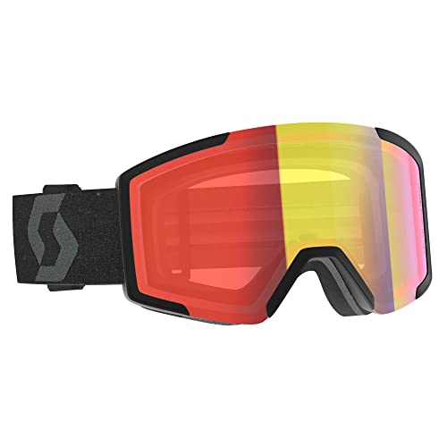 Scott Shield Light Sensitive Goggle Schwarz - Halbrandlose selbsttönende Ski- und Snowboardbrille, Größe One Size - Farb von Scott