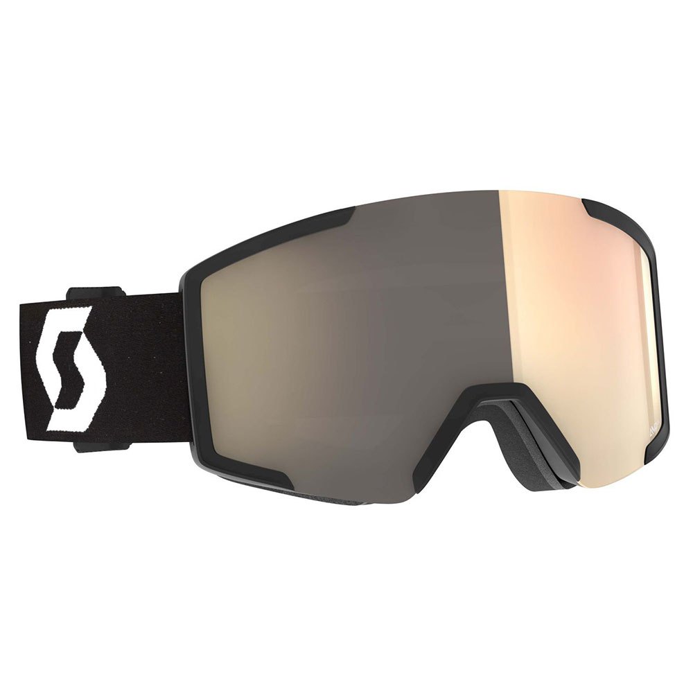 Scott Shield Light Sensitive Ski Goggles Schwarz Light Sensitive Bronze Chrome/CAT2-4 von Scott