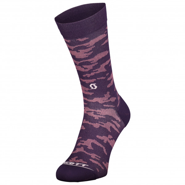 Scott - Sock Trail Camo Crew - Laufsocken Gr 42-44 lila von Scott