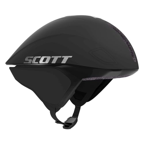 Scott Split Plus MIPS Triathlon Zeitfahrhelm matt schwarz 2024: Größe: M/L (57-62cm) von Scott