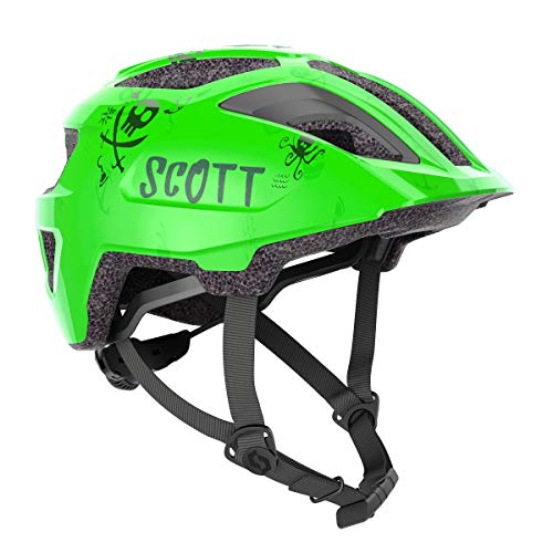 Scott Spunto Kinder Fahrrad Helm Gr.46-52cm Fluo grün 2022 von Scott