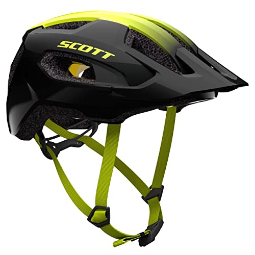 Scott Supra Plus MIPS MTB Fahrrad Helm schwarz/gelb 2025: Größe: S/M (52-57cm) von Scott
