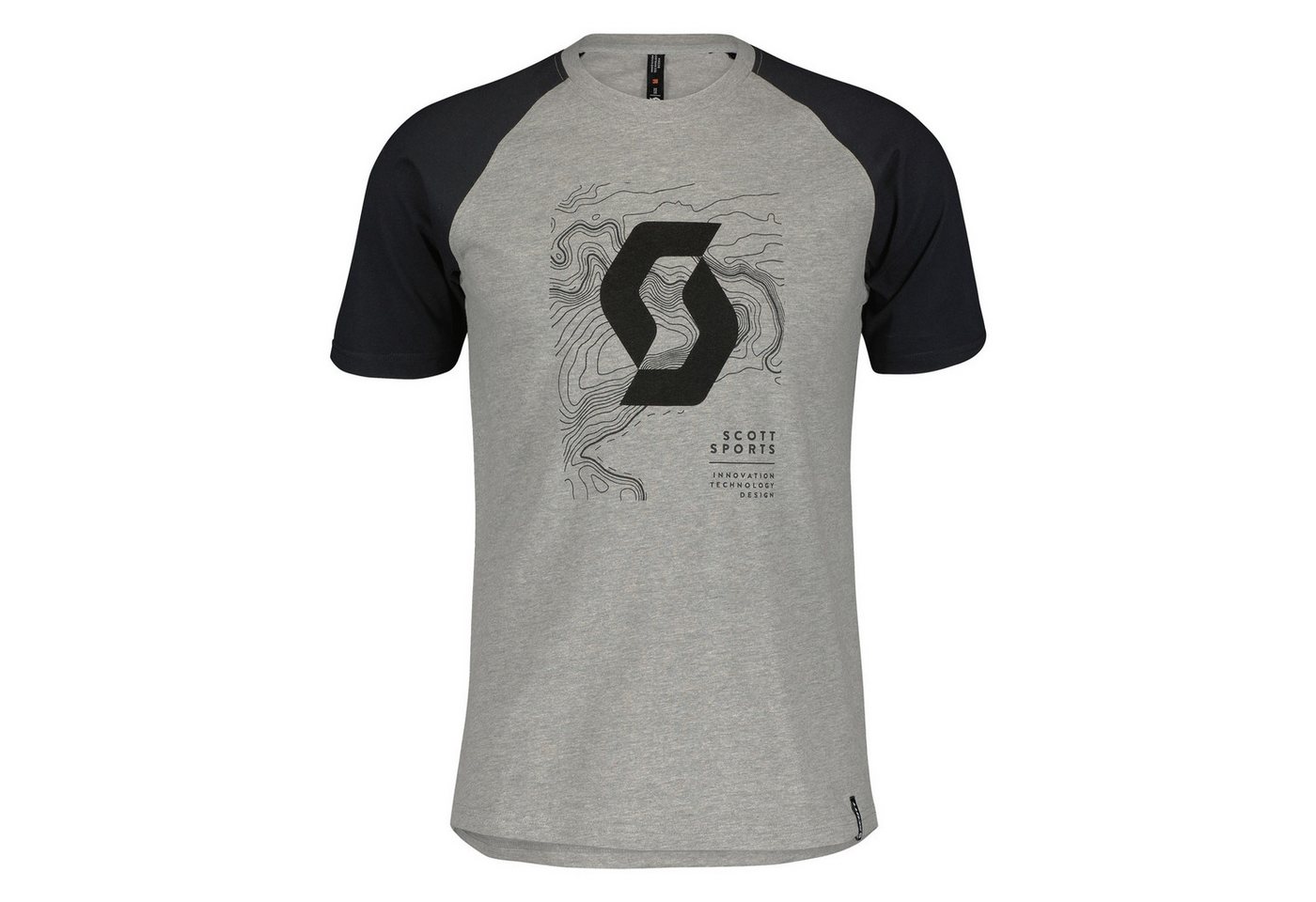 Scott T-Shirt Icon Raglan mit großem Logoprint von Scott