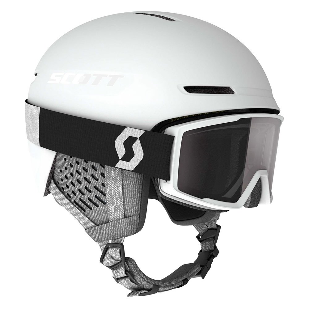Scott Track+google Factor Pro Visor Helmet Weiß L von Scott