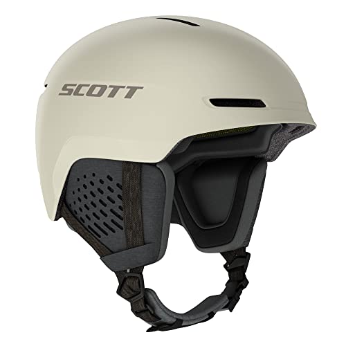 Scott Track Helmet Beige - Vielseitiger klassischer Ski- und Snowboardhelm, Größe S - Farbe Light Beige von Scott