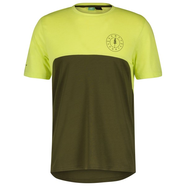 Scott - Trail Flow DRI S/S - Radtrikot Gr L oliv von Scott