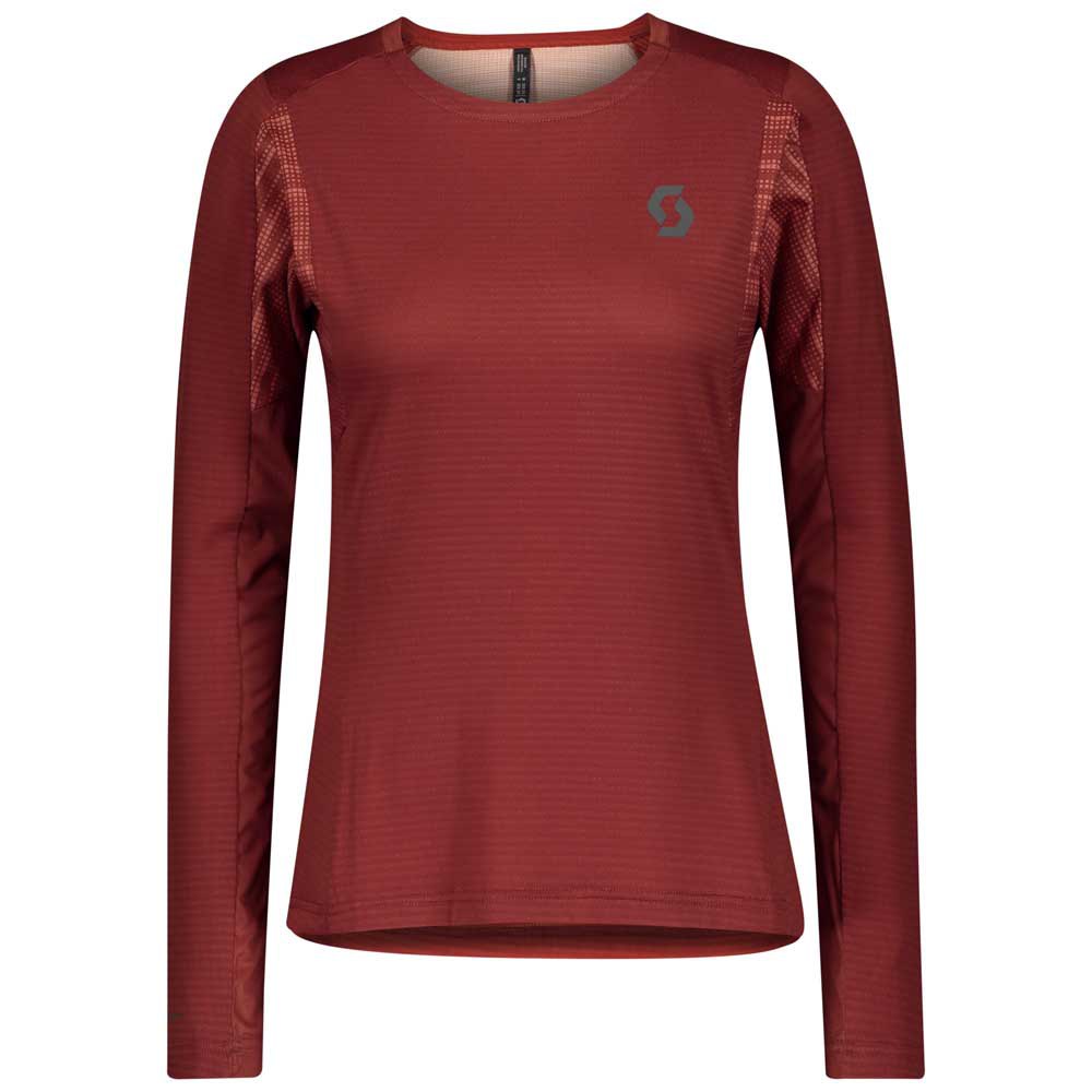 Scott Trail Run Long Sleeve T-shirt Rot S Frau von Scott