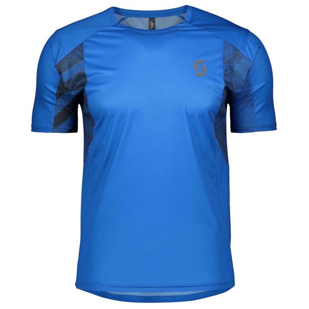 Scott Trail Run Short Sleeve T-shirt Blau L Mann von Scott
