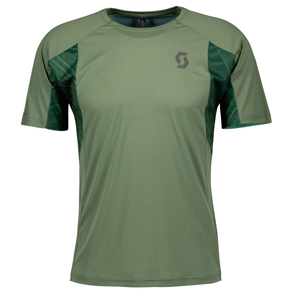 Scott Trail Run Short Sleeve T-shirt Grün S Mann von Scott