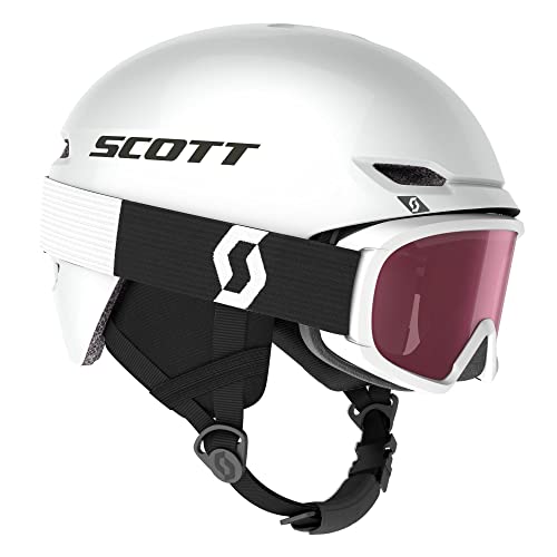 Scott Unisex Combo Skihelm Keeper 2+Goggle Jr Witty White M von Scott
