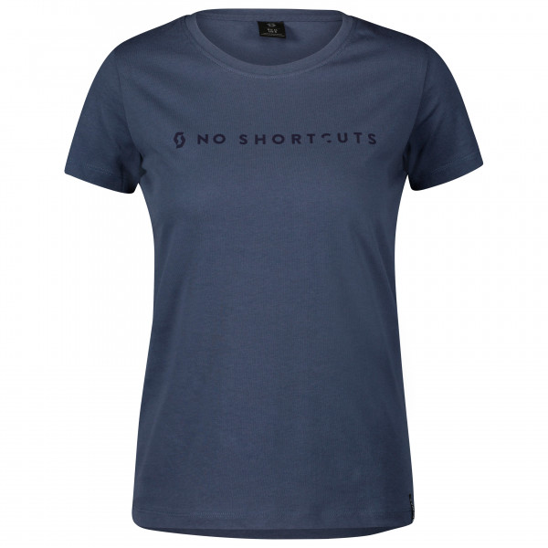Scott - Women's No Shortcuts S/S - T-Shirt Gr L blau von Scott