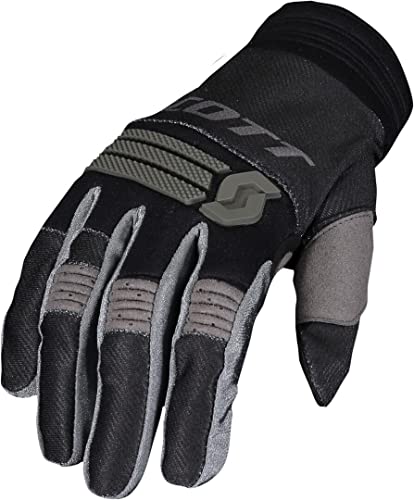 Scott X-Plore MX Motocross/DH Fahrrad Handschuhe schwarz/grau 2024: Größe: L (10) von Scott