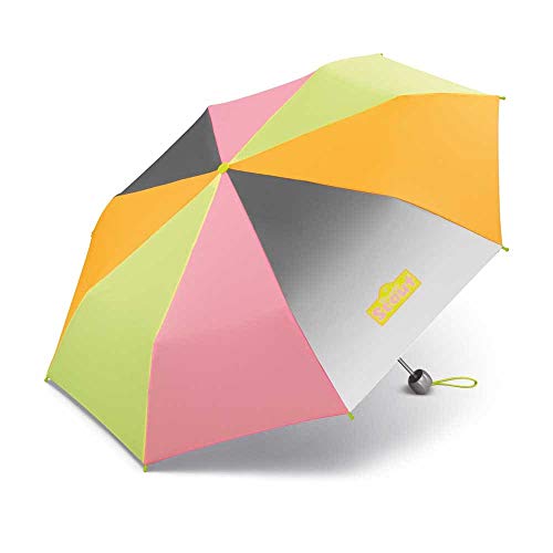 Scout Kinder Regenschirm Taschenschirm Schultaschenschirm mit großen Reflektionsflächen und kräftigen Farben extra leicht Safety von Scout
