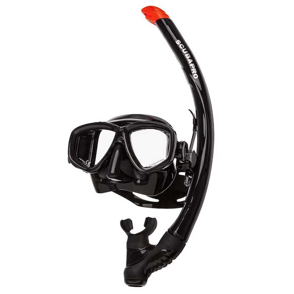 Scubapro Ecco Mask And Snorkel Set Schwarz von Scubapro