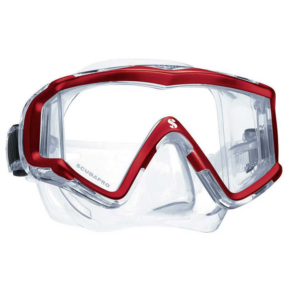 Scubapro New Crystal Vu Diving Mask Rot von Scubapro