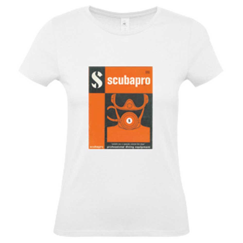 Scubapro Retro Short Sleeve T-shirt Weiß L Mann von Scubapro