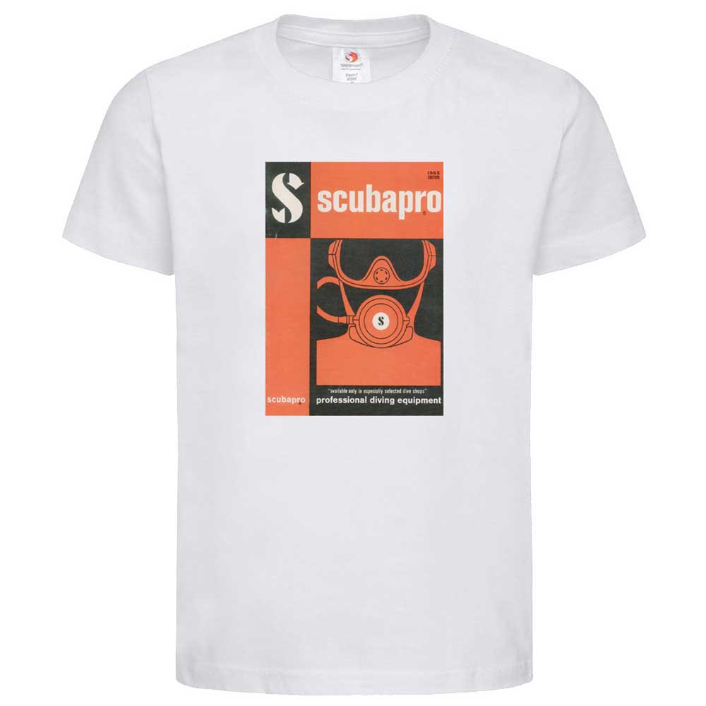 Scubapro Retro Short Sleeve T-shirt Weiß S Mann von Scubapro