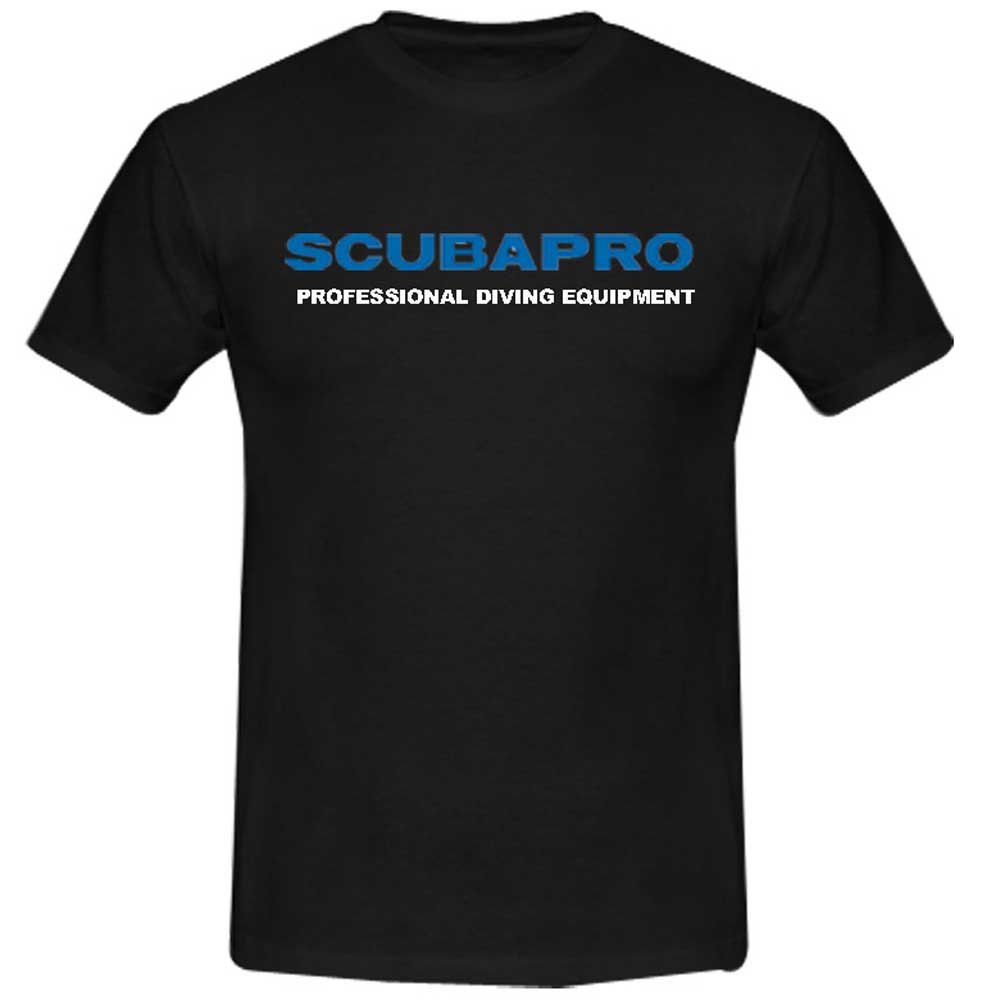 Scubapro Scp-logo Short Sleeve T-shirt Schwarz L Mann von Scubapro