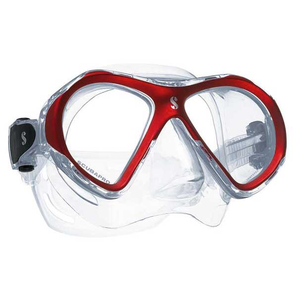 Scubapro Spectra Mini Diving Mask Durchsichtig,Rot von Scubapro
