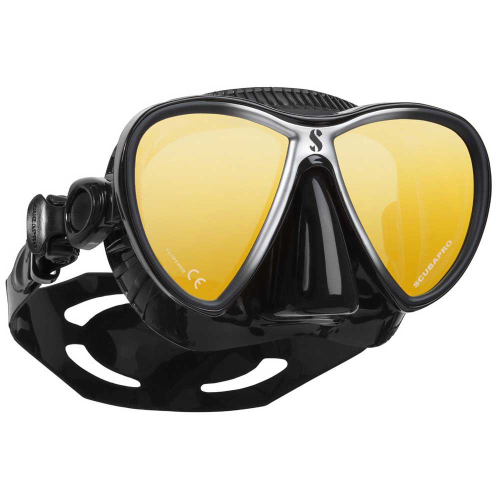 Scubapro Synergy Twin Trufit Mirror Diving Mask Schwarz von Scubapro