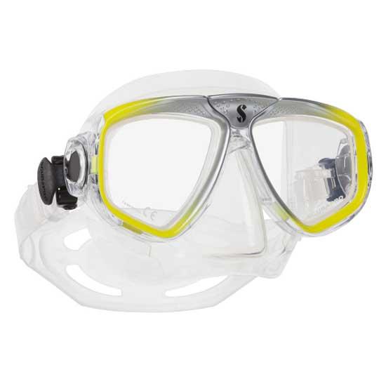 Scubapro Zoom Evo Diving Mask Durchsichtig,Gelb von Scubapro