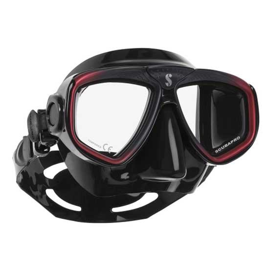Scubapro Zoom Evo Diving Mask Rot,Schwarz von Scubapro