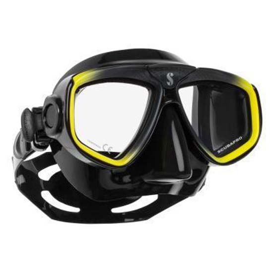 Scubapro Zoom Evo Snorkeling Mask Gelb,Schwarz von Scubapro