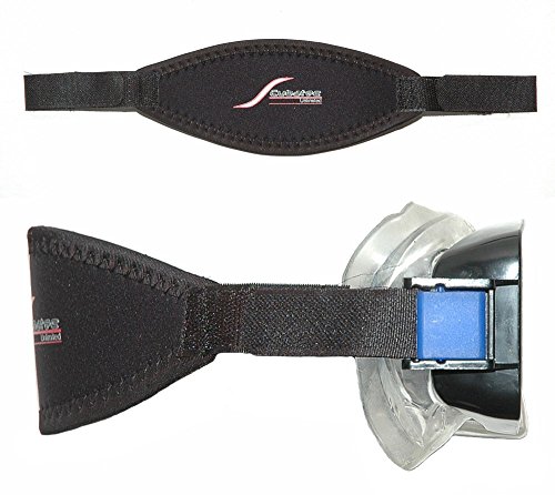 Scubatec Maskenband mit Klettbändern, schwarz von Scubatec