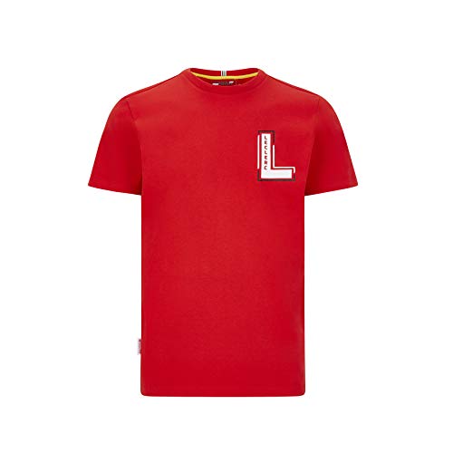 Scuderia Ferrari Offizielle Formel 1 Merchandise 2020 - Charles Leclerc T-Shirt Herren - Rot - Baumwolle - XXL von Ferrari