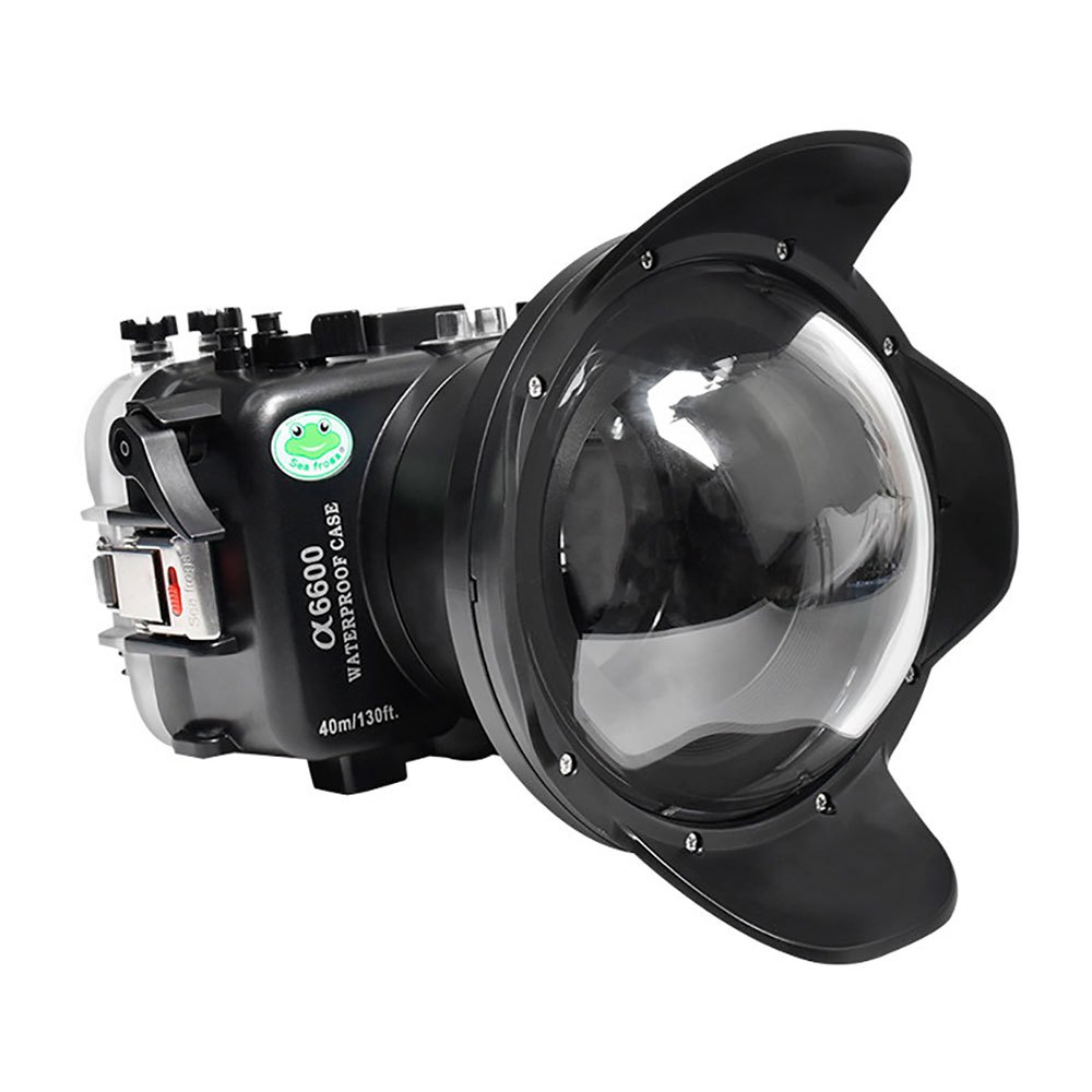 Sea Frogs Housing For Sony A6600 With Dry Dome 6 Schwarz,Silber von Sea Frogs