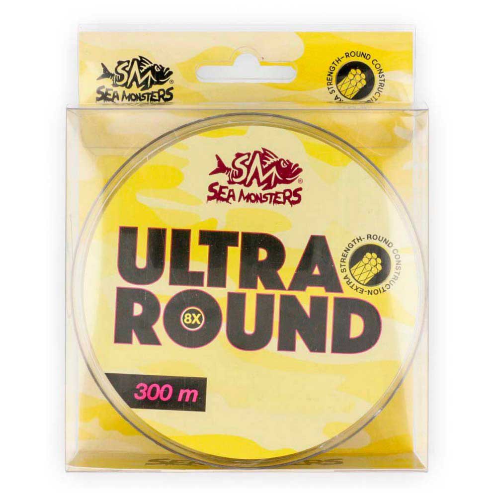 Sea Monsters Ultra Round 300 M Braided Line Gelb 0.140 mm von Sea Monsters